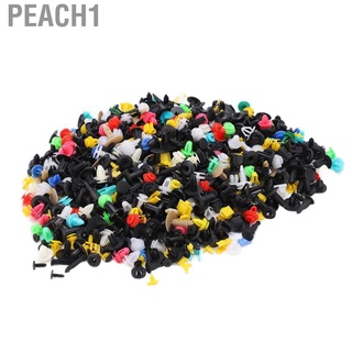 peach1 1000 piezas remaches sujetadores de empuje clips surtido universal para parachoques de coche puerta lateral faldas