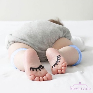Bolsas de bebé antideslizante gatear codo rodilleras bebé Protector de seguridad calentador de piernas (4)