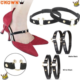 corona al por mayor de tobillo zapatos decoraciones antideslizante correas paquete cordones de las mujeres accesorios punta de metal zapatos banda de tacón alto