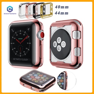 aplicable a apple watch 4 generación todo incluido shell chapado aplicable iwatch 4 todo incluido soft shell 40/44 mm para t500 t900 x7 x6 x8 w26 w46 t500+