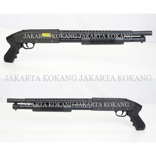 Shotgun Dcobra M388 Black Edition - juguete de disparo de escopeta (1)