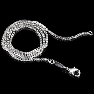 Ellastore collar de cadena de plata esterlina 925 Unisex de 1.4 mm (1)