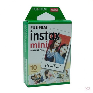 paquete de 30 para fujifilm instax mini película blanco cámara mini papel fotográfico