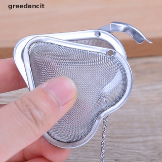 Greedancit Heart shape stainless steel tea infuser filter strainer mesh tea ball tea tool CO