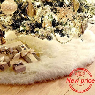 78/90/122 cm blanco árbol de navidad falda alfombra cubierta al aire libre navidad alfombra decoración d3x3