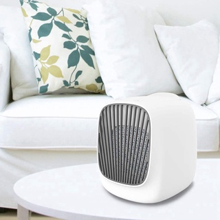 Mini Ventilador Portátil De aire acondicionado/enfriador con 7 colores con luz Led ajustable De 3 Velocidades/Desktop/para oficina del hogar (4)