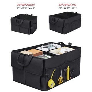 Premium Car Boot Organiser Collapsible Storage Bag Trunk for Rear SUV Van (6)