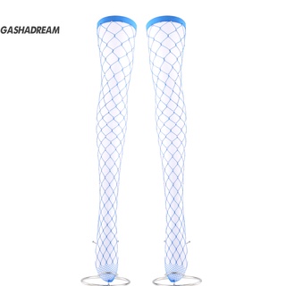 Gashadream se ajusta firmemente a la red de red de la rodilla de medias altas de red de muslo, resistente al olor para niña (5)