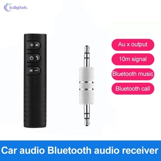 IN-STOCK ^ Kit De Coche compatible Con Bluetooth Manos Libres Auto Jack De 3.5 Mm Música Inalámbrica MP3 Adaptador De Audio Receptor Para Auriculares 3cdigitals