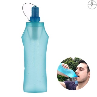 botella de agua suave de agua plegable 500 ml botella de agua portátil filtro para correr acampar senderismo deportes al aire libre botella