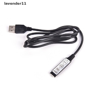 【Nder】 DC 5V USB LED RGB Controller 3Key 4Pin Remote Controller For LED Strip Light .