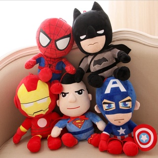 Lindo muñeco de peluche de los vengadores Heroes Superman Batman peluche suave para niños