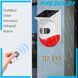 [PREDOLO1] Alarma Solar de 120 db para exteriores, alarma de seguridad al aire libre, Sensor de movimiento, sistema de Detector