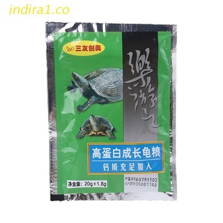 indira1 20g alta proteína espirulina trigo soja acuario tortuga tortuga alimentos mejorar la inmunidad saludable delicioso alimentación hogar tanque de peces suministro