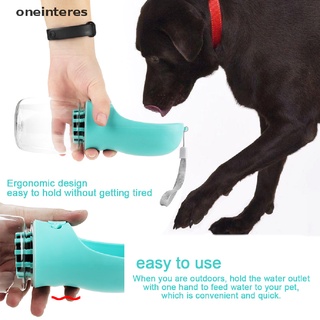 [onei] botella de agua portátil a prueba de fugas/productos para mascotas al aire libre.