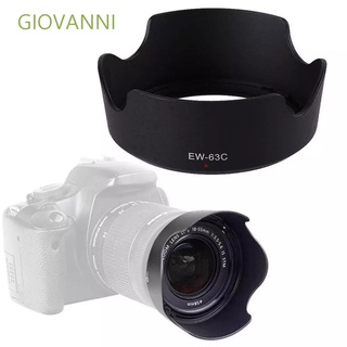 Giovanni Black Lens Hood EW63C EW-63C - capucha para lente de cámara EF-S de 18-55 mm ABS Durable f/3.5-5.6 lente protetor/Multicolor