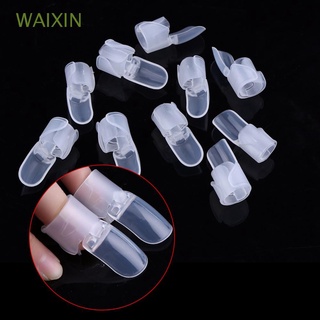 Waixin 10 pzs Clips/Protector de uñas de moda transparente para mujeres/nuevos/calzados para uñas (1)