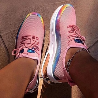 mujer moda verano transpirable zapatos deportivos casual zapatos para correr (2)