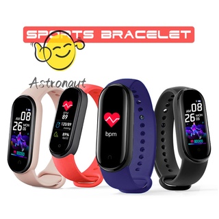 M5 Smart Bracelet Wristband Smart Sports Watch Heart Rate Blood Pressure Blood Oxygen Test Waterproof