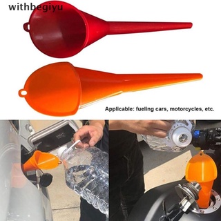 【withb】 Car Refueling Funnel Gasoline Engine Oil Additive Motorcycle Farm Machine Funnel .