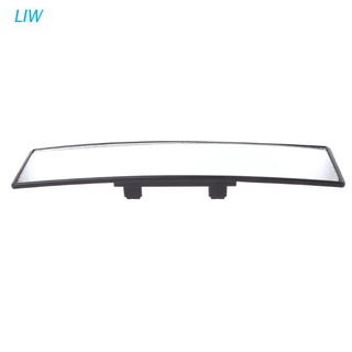 liw universal 300mm curva panorámica convexa interior clip en espejo retrovisor