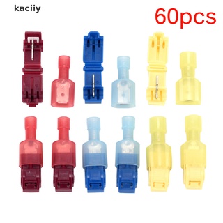 kaciiy - juego de conectores de terminales de empalme rápido (60 unidades, t-tap/macho hembra)