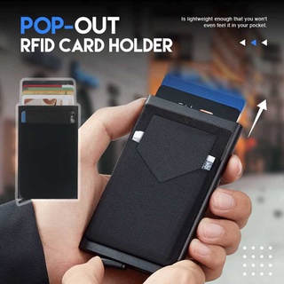 Trassory RFID - cartera para tarjetas (aluminio, Slider, Slim, G883)
