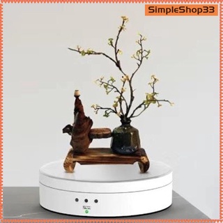 [SimpleShop33] 360 soporte giratorio de exhibición giratorio espejo 3 para tartas, joyería, color blanco