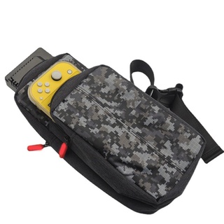 Con funda portátil de transporte de viaje Compatible con interruptor, bolsa de almacenamiento de hombro duradera moda mochila consola accesorios (6)