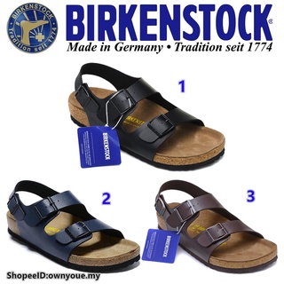 birkenstock hombres/mujeres clásico corcho sandalias de playa casual zapatos milano serie 34-46