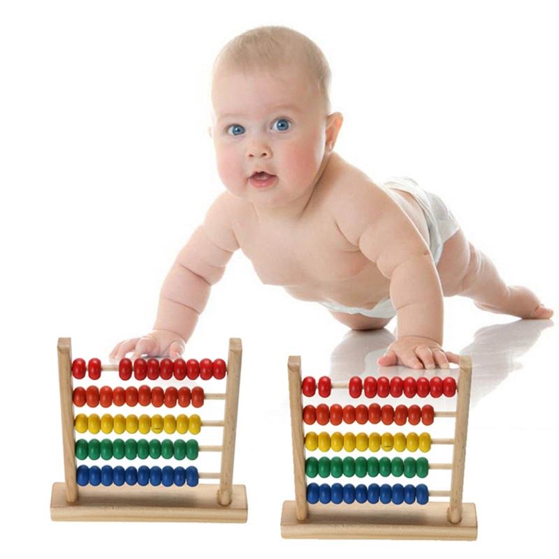 pequeño ábaco juguetes educativos para niños niños de madera juguete de aprendizaje temprano
