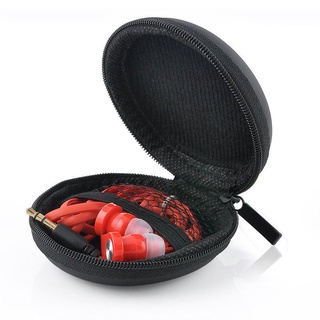 yolo portátil estuche organizador redondo caja de auriculares bolsillo duro redondo en forma de bolsa de almacenamiento multifunción (4)