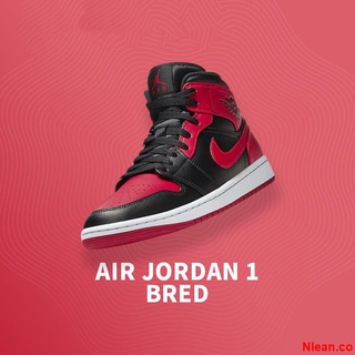 108 colores Nike Air Jordan 1 zapatos de tablero superior rojo alto negro (1)