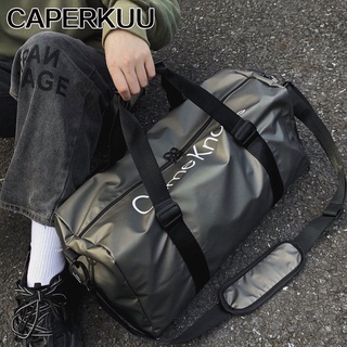 Caperkuu bolsa de viaje masculina bolso de mujer viaje de negocios de gran capacidad bolsa de viaje bolsa de equipaje impermeable bolsa de fitness marea