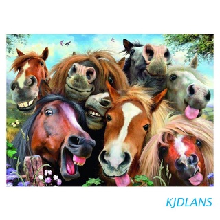 kjdlans wild horse paint by number kits 16 x 20 pulgadas lienzo diy o il pintura para niños, estudiantes, adultos principiantes con pinceles y pigmento acrílico (sin marco)
