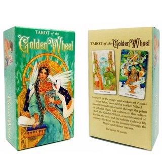 goljswc tarot of the golden wheel 78 cartas deck tarot juego de mesa familia fiesta oracle (8)