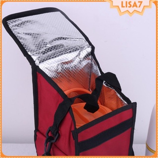 [LISA7] Aislado práctico bolsa fresca Camping Picnic refrigerador caja de almuerzo hielo recipiente de alimentos mano