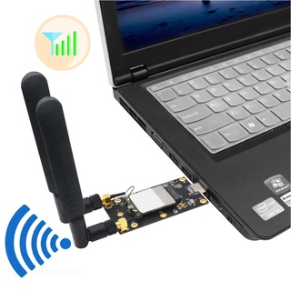 Ud.ngff M2 Key B a USB 3.0 adaptador con ranuras de doble Nano tarjeta SIM + 2 antenas
