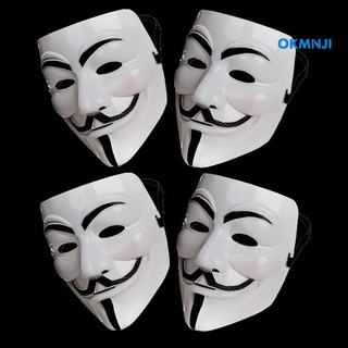 Okmn anónimo Hacker V para Vendetta maestro máscara cara disfraz de Halloween Props