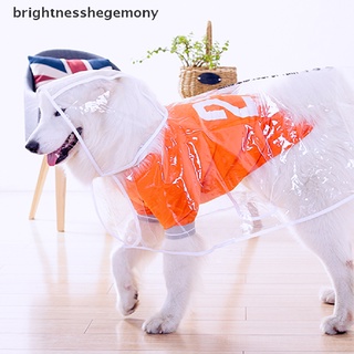 [brightnesshegemony] Chubasquero para perro grande, mediano impermeable, Chamarra de ropa para cachorro, Casual caliente (7)