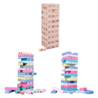 Apilamiento torre bloques Tumbling multifuncional juego de mesa educativa