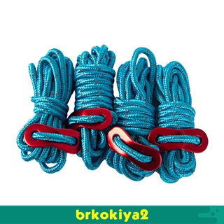 [brkokiya2] 4 pzs cuerda ligera con cable Para carpa/campamento De personas/fibras/cámara De campaña/Tarp
