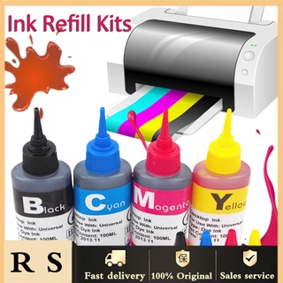[ninkan] recambio de tinta a granel de secado rápido de 100 ml para cartucho de impresora hp 1050 1000