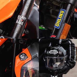 Reflective Motorcycle Side Strip Bike Helmet Sticker Car Styling Vinyl Decal For YAMAHA TMAX Kawasaki KTM (8)