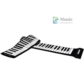 [en Stock] USB 88 teclas MIDI Roll up teclado electrónico Piano silicona Flexible profesional (6)
