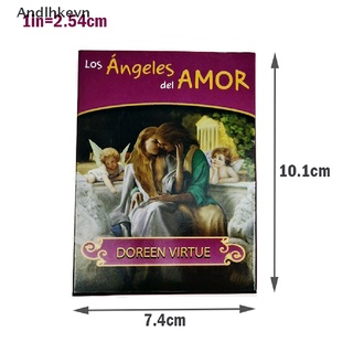 [andl] español romance angels oracle tarjetas 44 cartas principiante tarot baraja guía c615 (6)
