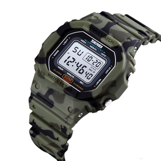 Skmei 1608 reloj Digital militar para hombre/luz LED colorida/reloj deportivo impermeable