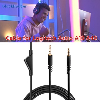 Blockbuster - auriculares de Audio de alta calidad con botón silencioso de 2 m para Logitech Astro A10 A40