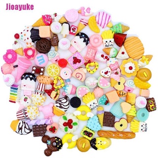 [Jioayuke] Mini juguete de comida pastel galleta Donuts miniatura (1)