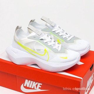 Originais NIKE Wmns Vista Lite“white/Orango” Women 's running Sapatos Calçados Esportivos Tênis Tamanho Grande --white yellow